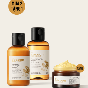 Combo sáng da từ nghệ Hưng Yên Cocoon | Tặng mặt nạ nghệ 30ml